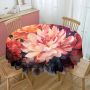 Orange Oracle Round Tablecloth