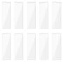 Craft Self Adhesive Transparent Book Binder Label Set Of 10 8CM
