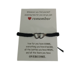 Double Heart Macram Bracelet