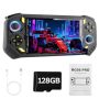 Rhesusco RG56PRO Retro Handheld Game Console - 5.5 Inch Ips Screen 31000+ Classic 3D Games 5000MAH Battery Open Linux System Portable Console With 12