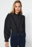 Boho Lace Shirt - Black