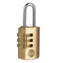 Combination Padlock Brass 30MM