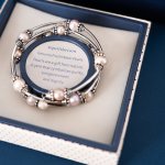 Freshwater Pearl Wrap-around Bracelet - Pink