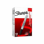 Sharpie Fine Permanent Marker: Black Each