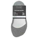 No Season 3PK Ladies Secrete Socks Multi Col