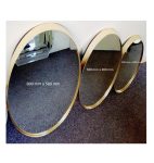Gold Oval Mirror Set Of 3