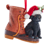 Dala Resin Dog On Boot