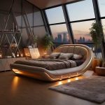 Pioneer Modern Sleigh Bed