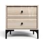 Bam Mistbelt Two Drawer Bedside Table - Coimbra Limited Edition