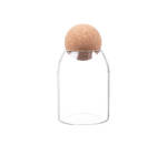 Glass Jar Cork Ball Lid 600ML