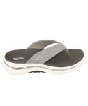 Mens Skechers Go Walk Flip Thong - 14 Taupe