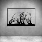 Bear Tree Art - Rust Coat L 1000 X H 750MM