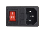 AC-01 Three-in-one Power Socket With Light switch fuse Holder