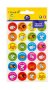 Big 5 Motivation Stickers 3 Sheets - 72 Stickers