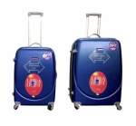 Smte 2 Piece Premium Luggage Set Blue With Keychain