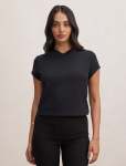 Portia V Neck Baby T-Shirt - XL Black