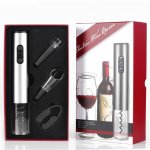 Amazon Gift Box Electric Wine Corkscrew Four-piece Wine Corkscrew Set Cross-border Corkscrew Gift Box Electric Wine Corkscrew Fo