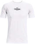 Men's Ua Basketball Photo Short Sleeve - White Sm