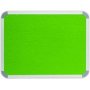 Parrot Notice Board - Info Board Aluminium Frame 3000 X 1200MM - Lime Green