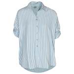 Long Striped Shirt - Sky L xl