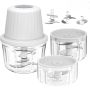 Multifunctional Three-piece Meat Grinder And Garlic Crusher Set