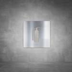 Fire Extinguisher Sign - Brushed Stainless Steel