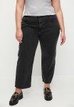 Cotton On Plus Straight Crop Jean - Graphite Black
