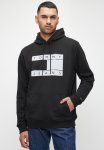 Tommy Hilfiger Tjm Reg Flag Spray Hoodie - Black
