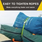 4PCS Automatic Lock Hook Outdoor Camping Tent Rope Lock Hook Multifunctional Lock Hook For Binding Hanging Fixing Tools Free Fro