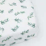Babes & Kids Moegs & Me. - Sage Leaf Cot Fitted Sheet - Standard 60X120CM