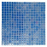 MINI Pearl Glass Mosaic Tiles Royal Blue 30CM X 30CM