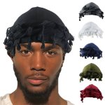 1PC Tassel Turban Vintage Twist Head Wraps Durag For Men & Women