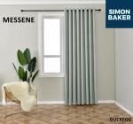 Simon Baker Messene Eyelet Duck Egg Curtain Various Lengths - Duck Egg W 265 X L 250CM