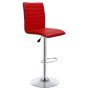 Gof Furniture -vitrian Bar Stool Pu Leather Red