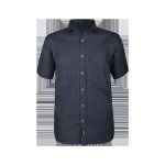 Homegrown Man’s Short Sleeve Shirt Navy
