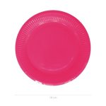 Cerise Paper Plates Small Pack Of 20