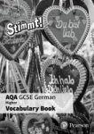 Stimmt Aqa Gcse German Higher Vocab Book Pack Paperback