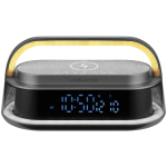Volkano Awaken Series Alarm Clock With Wireless Charging And Speaker