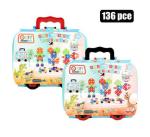 Boys Playset Tool Kit Diy Box Set 136PC