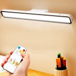 Rechargeable LED Desk Lamp With Touch Control 3-COLOR Temperature Adjustable Brightness USB Powered Ideal For Reading Can Be Use