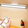 Rechargeable LED Desk Lamp With Touch Control 3-COLOR Temperature Adjustable Brightness USB Powered Ideal For Reading Can Be Used As Night Light In Office