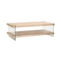 - Juju 110X55 8MM Tempered Glass Coffee Table