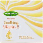 Twinsaver Essentials 3-PLY Tissues Calming Vitamin E 60 Tissues