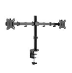 XF0656 Dual Arm Table Top Monitor Clamp Stand 13 To 27
