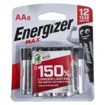 Energizer Max Battery Pack Aa 8 Piece