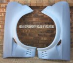 Nissan datsun 1400 Front Fender Set Fibreglass Ssf