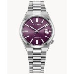 Tsuyosa Automatic Purple Dial Stainless Steel Bracelet Watch