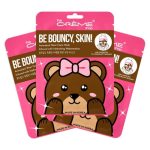 The Cr Me Shop Animated Miss Bear Face Mask Hydrating Korean Sheet Mask With Watermelon Set Of 3