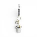 Football Keychain Fcm White