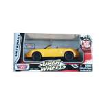 1:43 Diecast Vehicle - Yellow Convertible Porsche